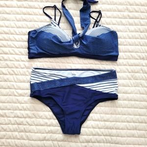 COPY - Bikini swimsuit NWT, navy blue,